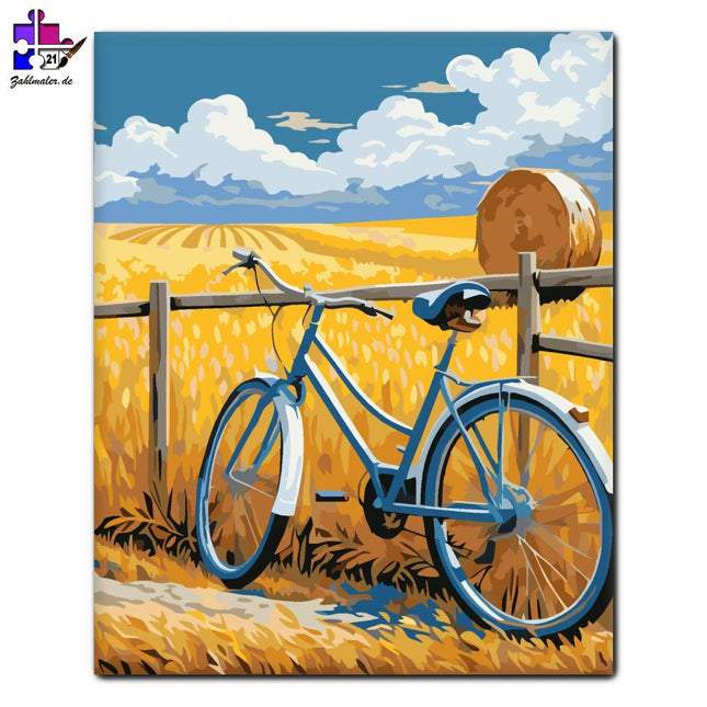 Die Stille der goldenen Felder | Malen nach Zahlen-Zahlmaler.de