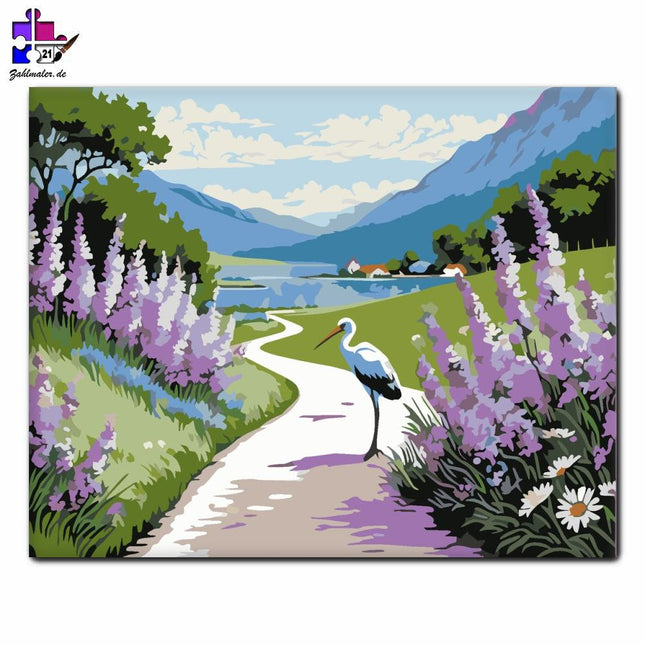 Bergsee Calm | Malen nach Zahlen-Zahlmaler.de