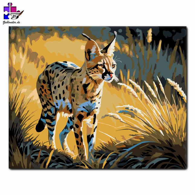 Dienen in der Savannah | Malen nach Zahlen-Zahlmaler.de