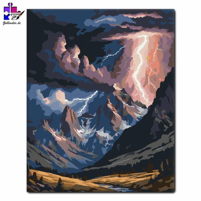 Stürmische Himmel Hoheit | Malen nach Zahlen-Zahlmaler.de