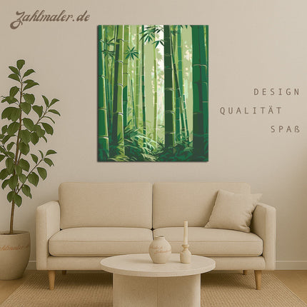 Bamboo Forest Calm | Malen nach Zahlen-Zahlmaler.de