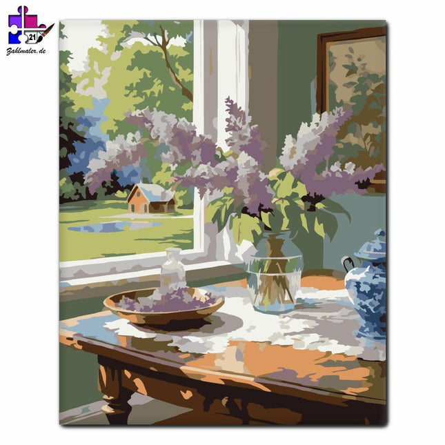 Sunshine Purple Organ Bouquet | Malen nach Zahlen-Zahlmaler.de