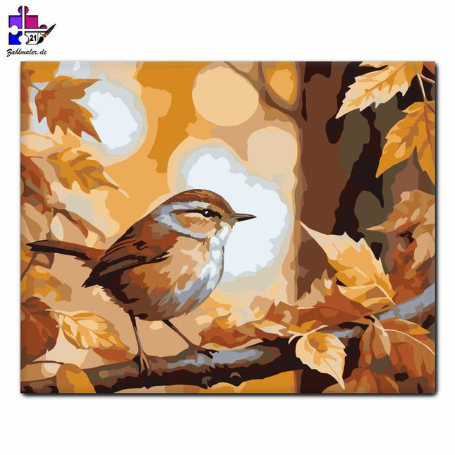 Herbst-Ochsenauge | Malen nach Zahlen-Zahlmaler.de