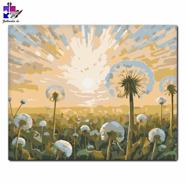 Bóbiták auf dem Weizenfeld | Malen nach Zahlen-Zahlmaler.de