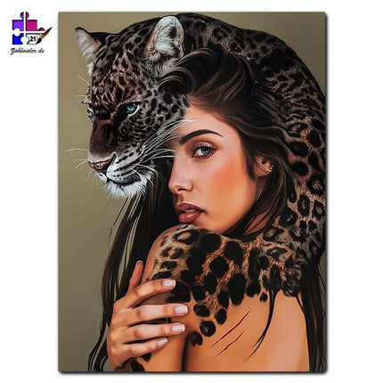Der Leopard | Malen nach Zahlen-Zahlmaler.de
