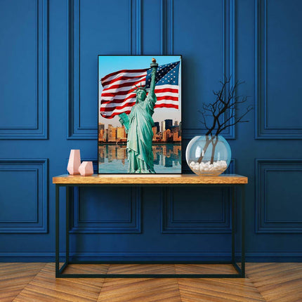 Die amerikanische Freiheitsstatue | Malen nach Zahlen-Zahlmaler.de