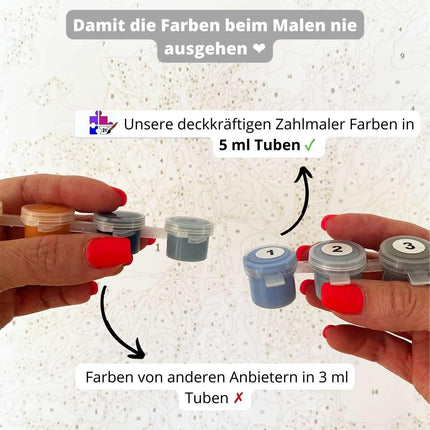 Die verborgenen Gezeiten - Mondkräfte | Malen nach Zahlen-Zahlmaler.de