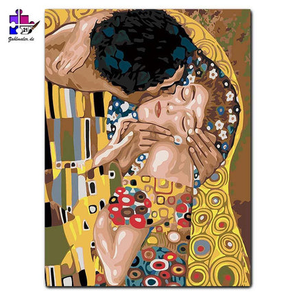 Klimt - der Kuss | Malen nach Zahlen-Zahlmaler.de