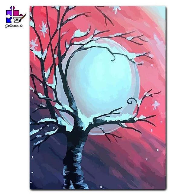Sitz des Mondes | Malen nach Zahlen-Zahlmaler.de