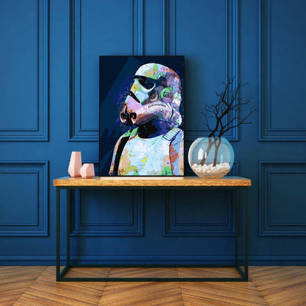 Star Wars Stormtrooper - bunt | Malen nach Zahlen-Zahlmaler.de
