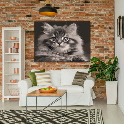 Süße Katze | Malen nach Zahlen-Zahlmaler.de