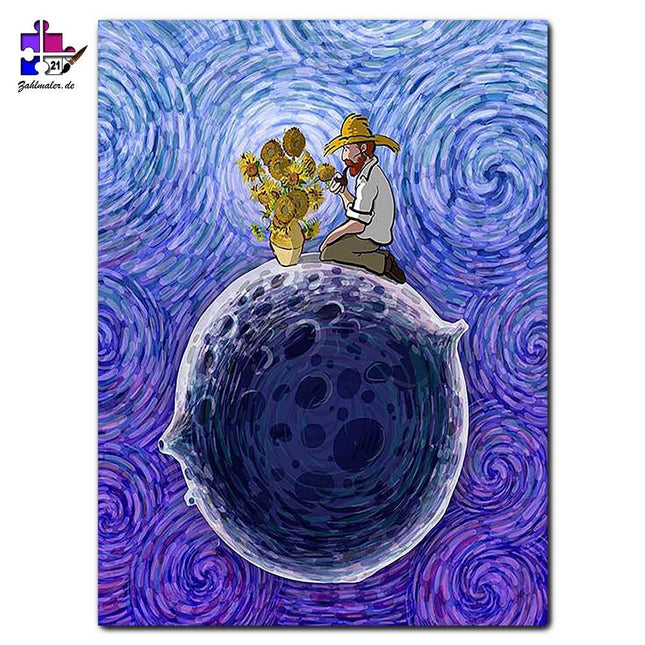 Van Gogh - der kleine Prinz | Malen nach Zahlen-Zahlmaler.de