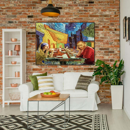 Van Gogh und seine Geliebte bei Kaffee | Malen nach Zahlen-Zahlmaler.de
