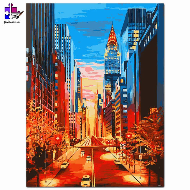 Das Central State Building | Malen nach Zahlen-Zahlmaler.de