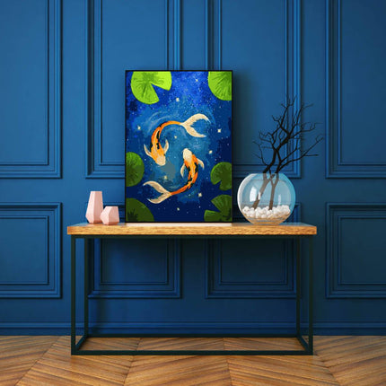 Koi Teich | Malen nach Zahlen-Zahlmaler.de