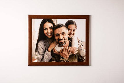 Kastenienholz Bilderrahmen (m35)-Zahlmaler.de