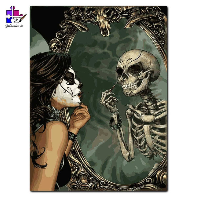 Der Totenspiegel aller Seelen | Malen nach Zahlen-Zahlmaler.de