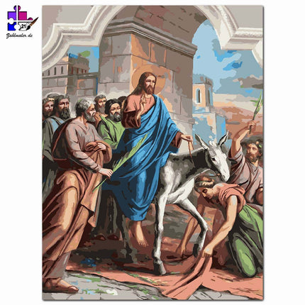 Des Rückkehr Jesus | Malen nach Zahlen-Zahlmaler.de
