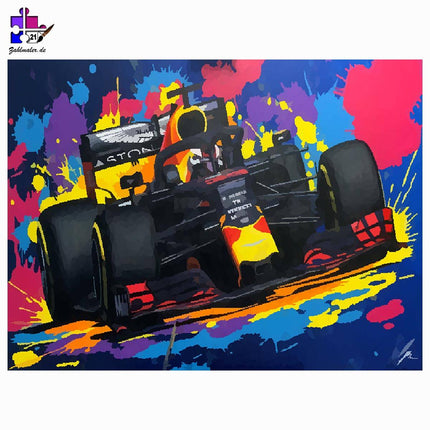 F1 Red Bull Racing | Malen nach Zahlen-Zahlmaler.de