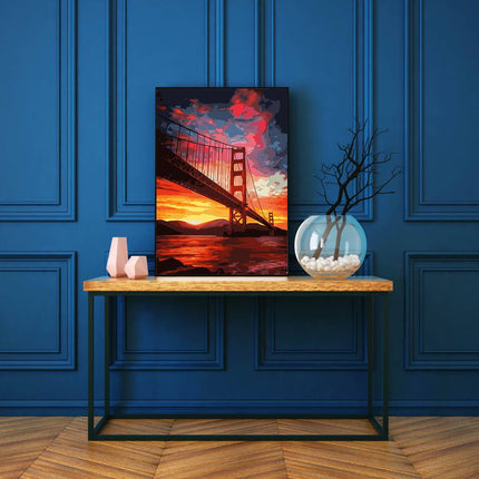 Golden Gate Bridge | Malen nach Zahlen-Zahlmaler.de