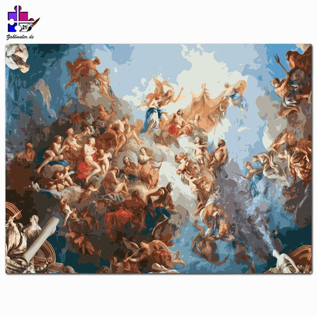 Himmels Fresko | Malen nach Zahlen-Zahlmaler.de